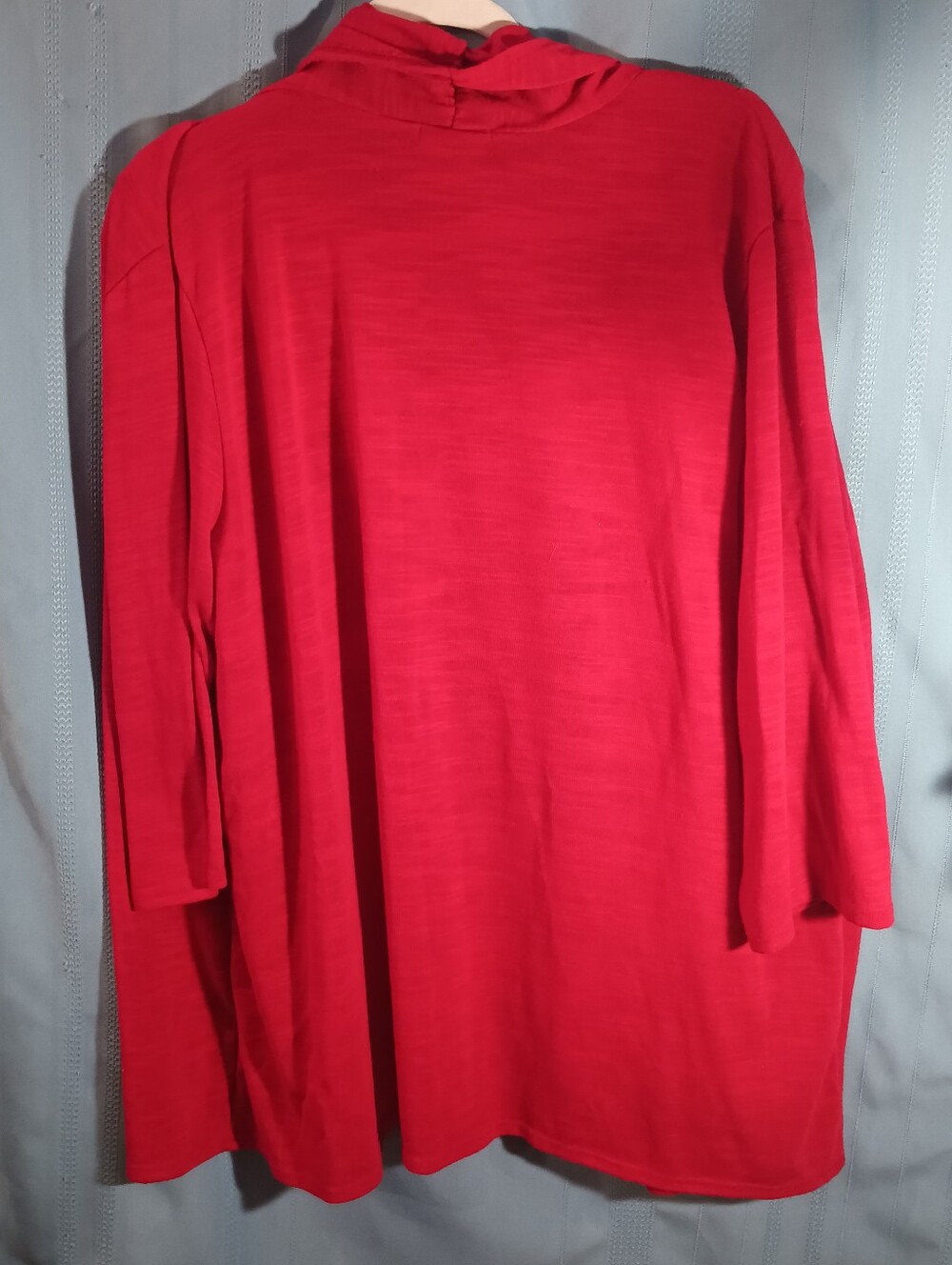 Dual Look Front Ruffle 3X Top - Picture 4 of 4